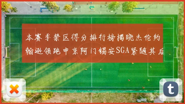本赛季禁区得分排行榜揭晓杰伦约翰逊领跑申京阿门锡安SGA紧随其后